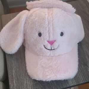 Pink Bunny Plush Hat for Kids